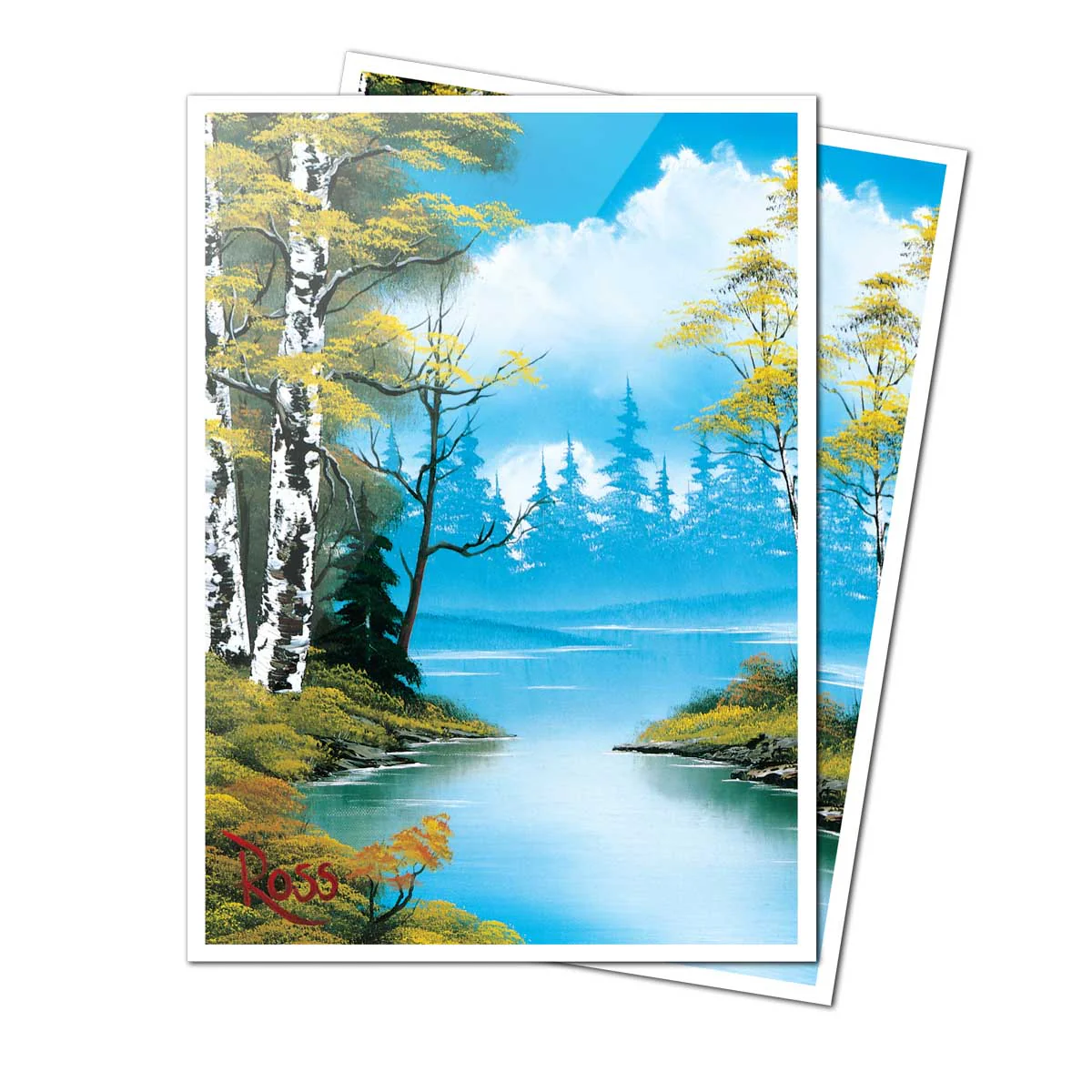 Ultra Pro Bob Ross Lakeside Path 105ct Apex Deck Protector Sleeves - Image 2