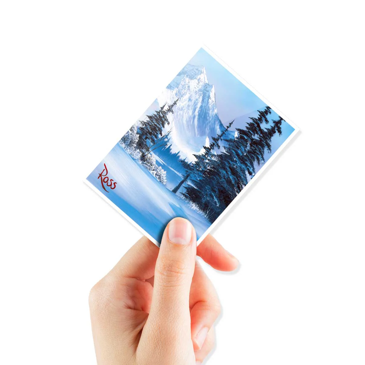 Ultra Pro Bob Ross - Winter Paradise 105ct APEX Deck Protector Sleeves - Image 3