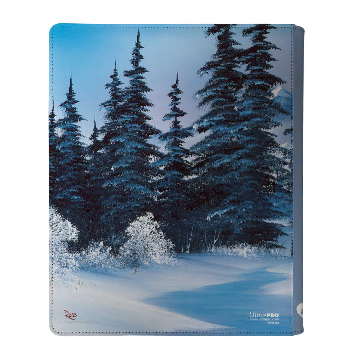 Ultra Pro Bob Ross - Winter Paradise 9-Pocket Zippered Pro-Binder / Album - Image 2
