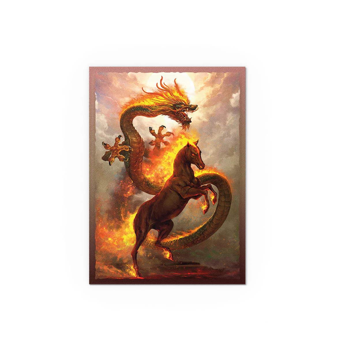 Dragon Shield Fire Horse 2026 - Matte Dual Art Sleeves - Image 2