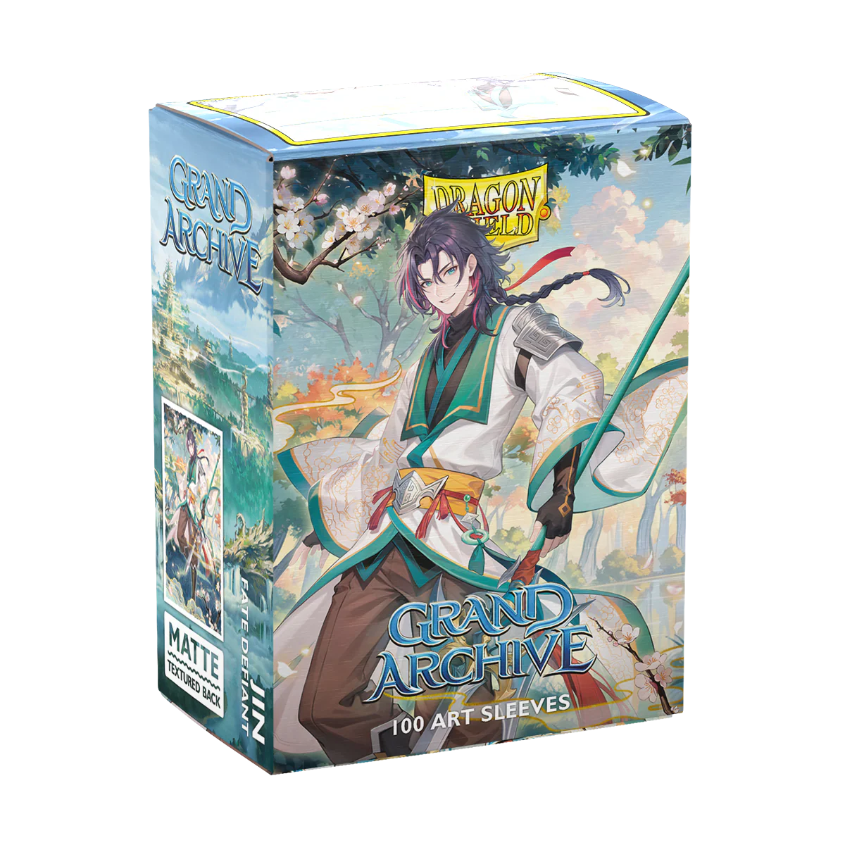 Dragon Shield Grand Archive - Jin: Fate Defiant - Matte Art Sleeves - Image 4