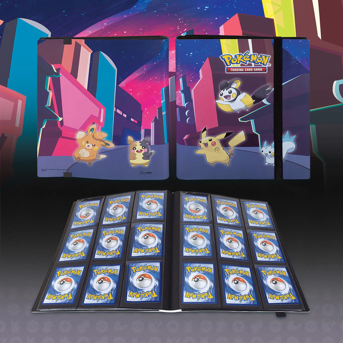 Ultra Pro Pokemon Shimmering Skyline 9-Pocket Pro-Binder/Album - Image 4