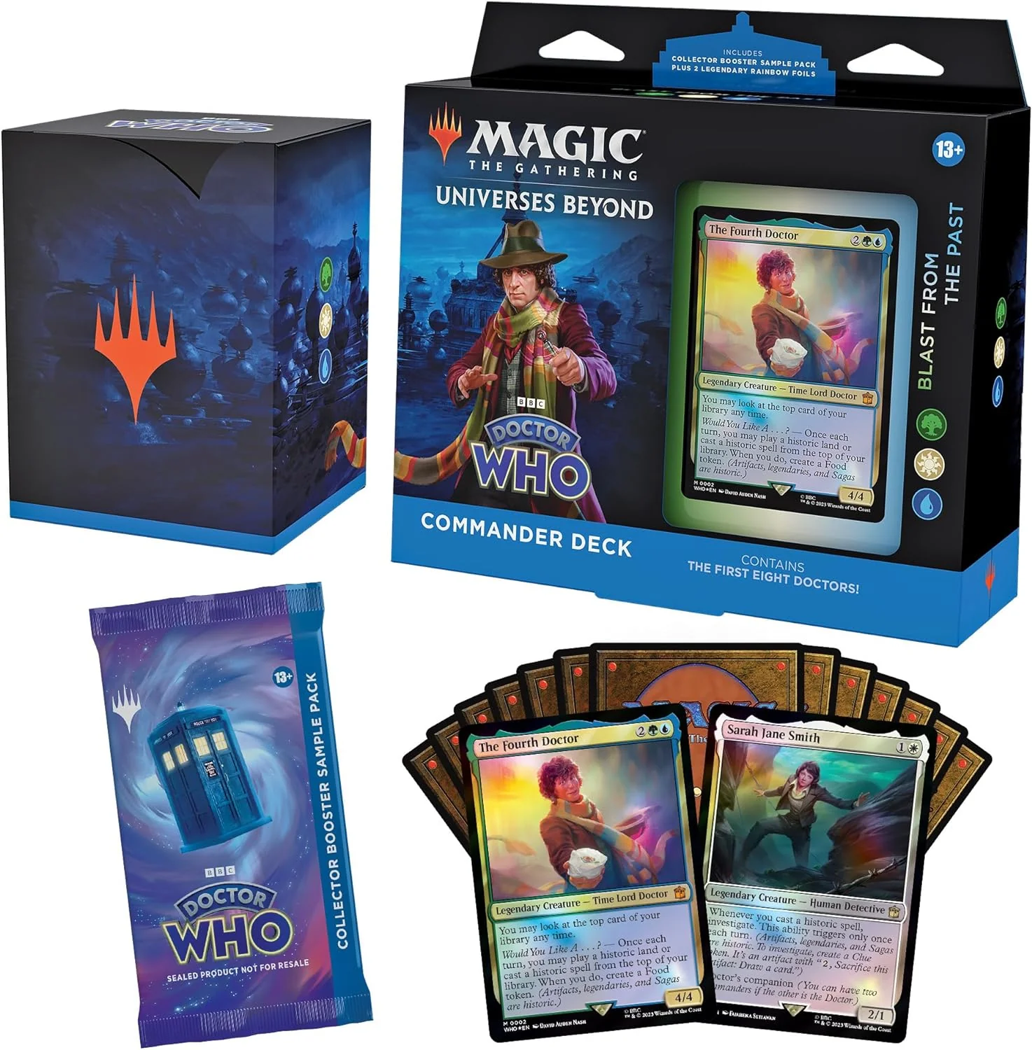 MTG Doctor Who Commander Deck Display (4 Decks) - Image 2