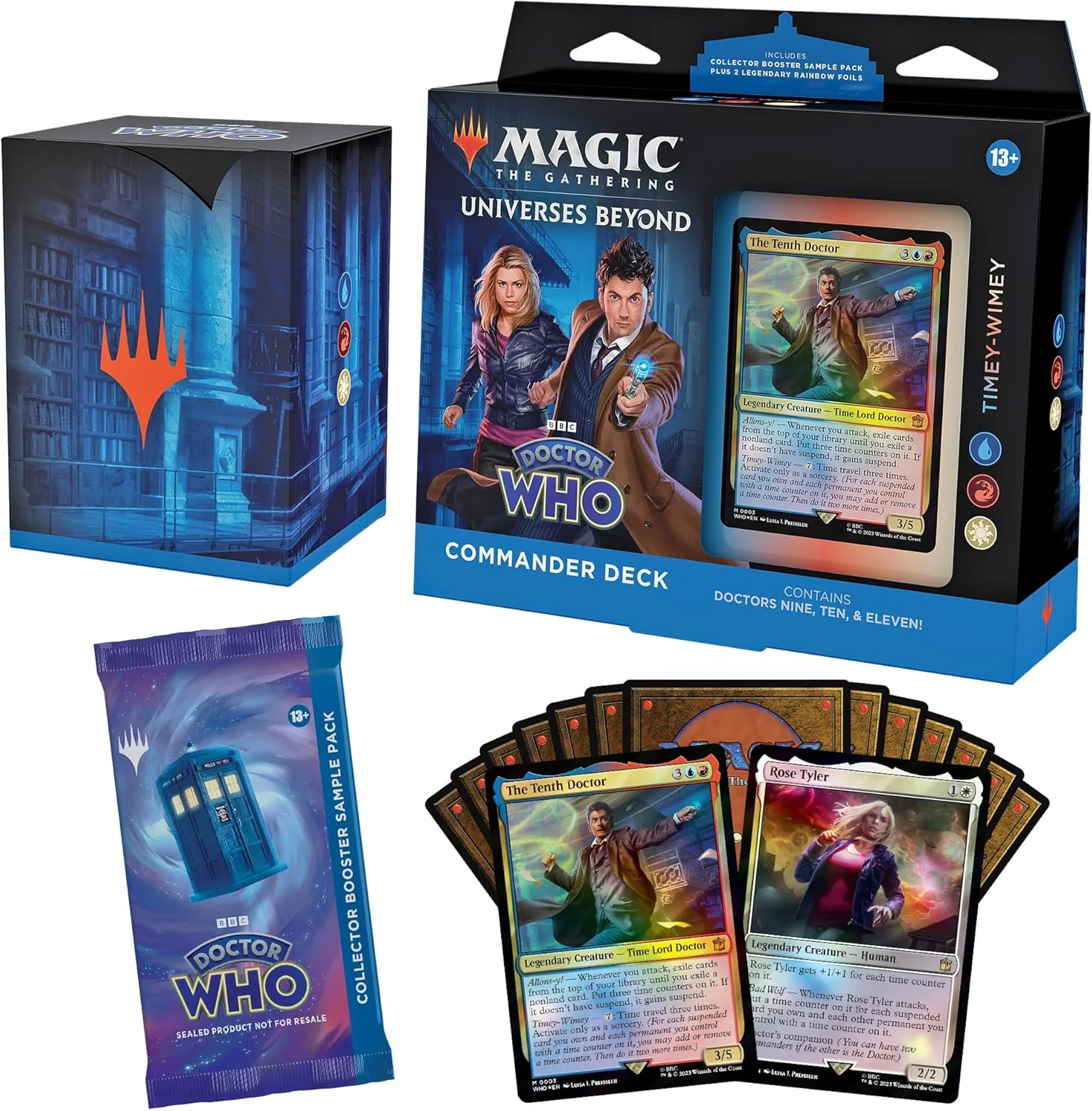 MTG Doctor Who Commander Deck Display (4 Decks) - Image 5