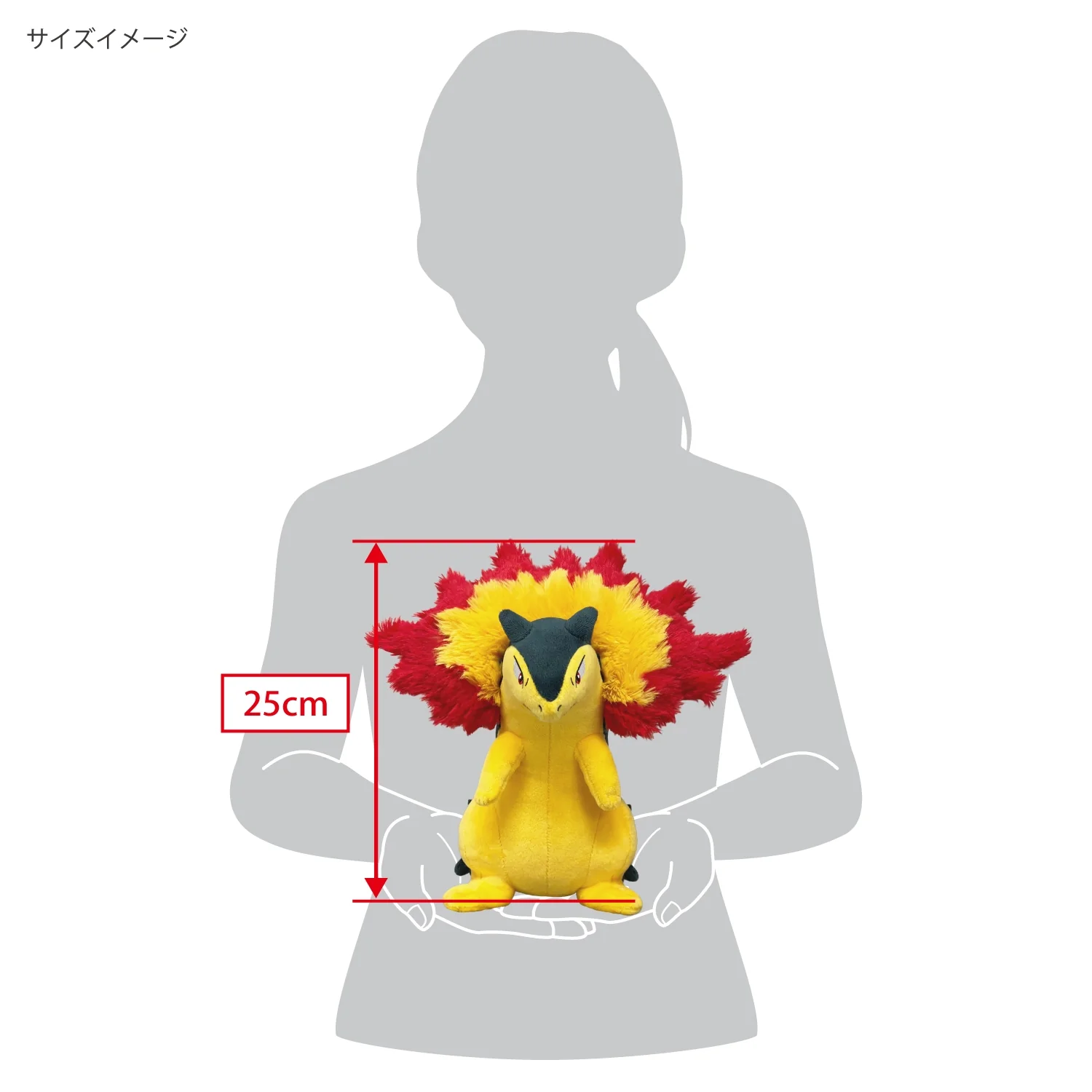 Pokemon All Star Collection Typhlosion Plush - Image 5