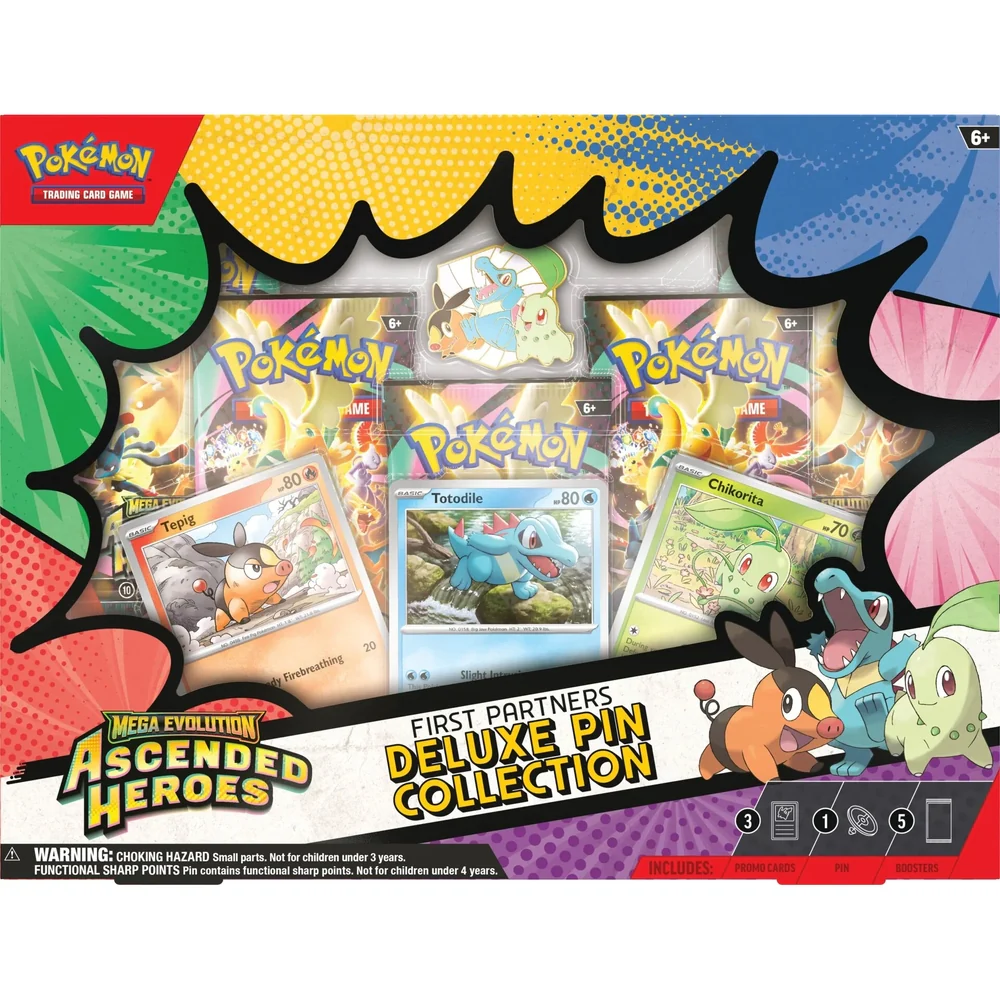 Pokemon Ascended Heroes First Partners Deluxe Pin Collection - Image 2