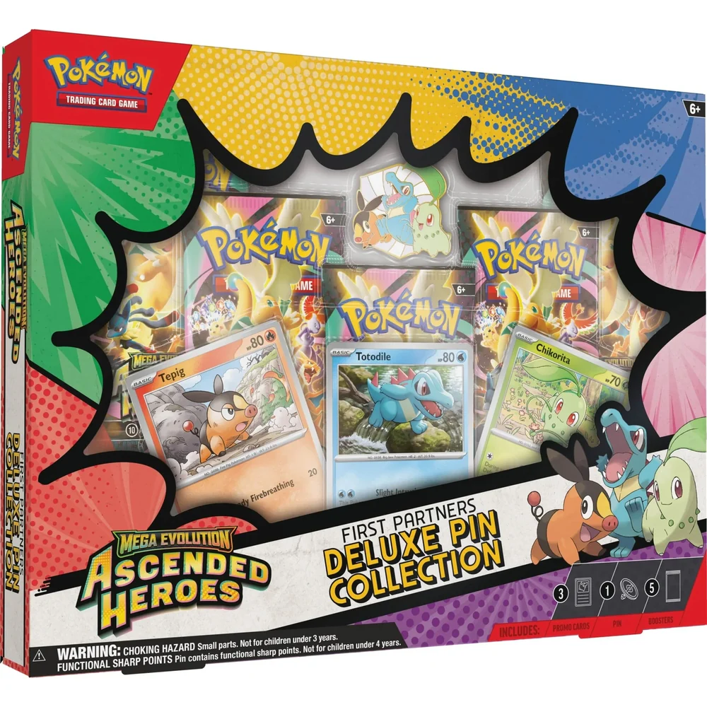 Pokemon Ascended Heroes First Partners Deluxe Pin Collection - Image 3