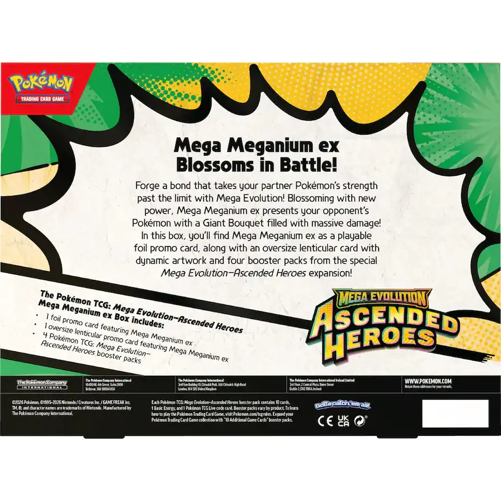 Pokemon Ascended Heroes Mega Meganium ex Box - Image 3