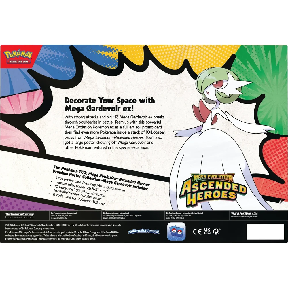 Pokemon Ascended Heroes Premium Poster Collection Mega Gardevoir - Image 3