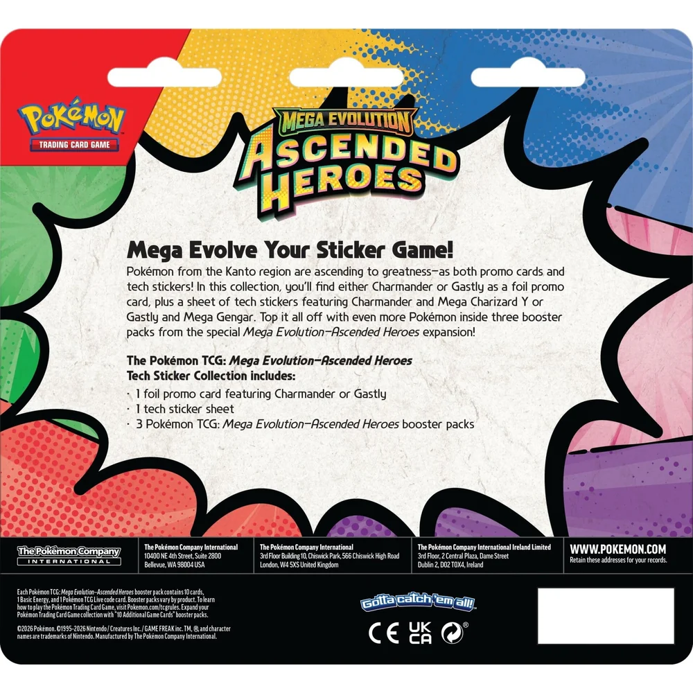 Pokemon Ascended Heroes Tech Sticker Collection Sett - Image 5