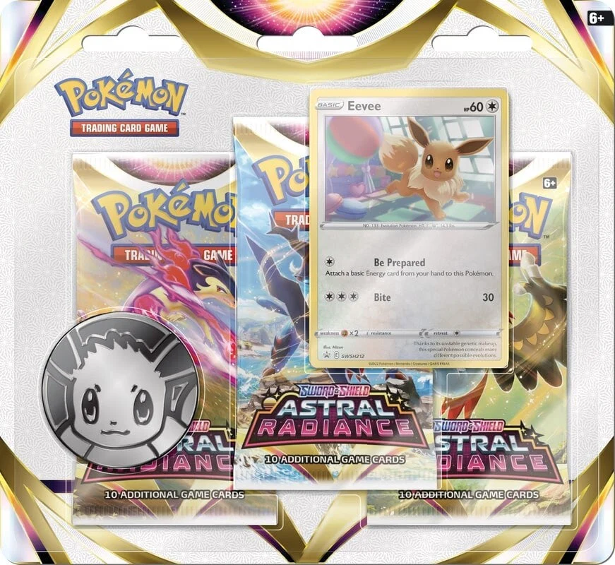 Pokemon Astral Radiance 3-pack Blister Sett - Image 3