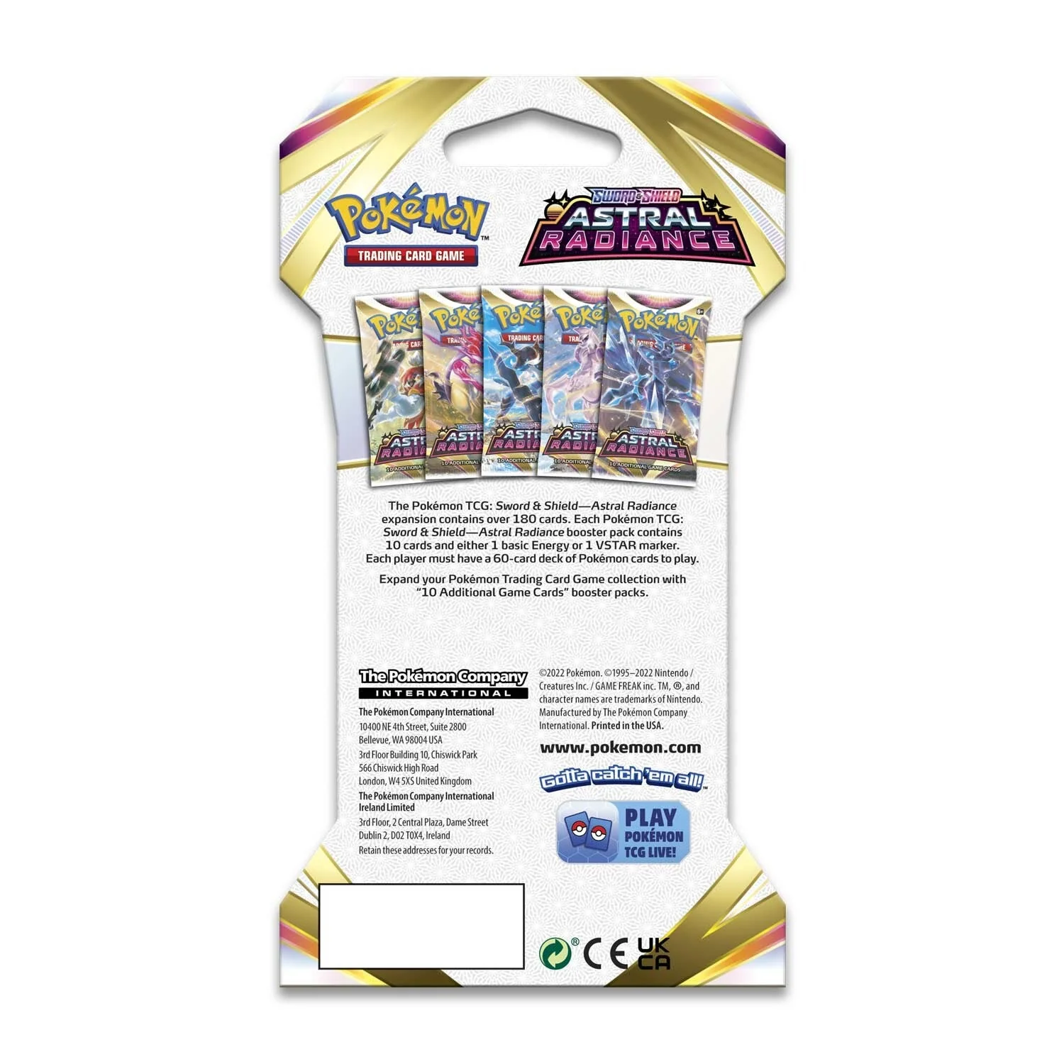 Pokemon Astral Radiance Sleeved Booster Kartong (24 stk) - Image 7