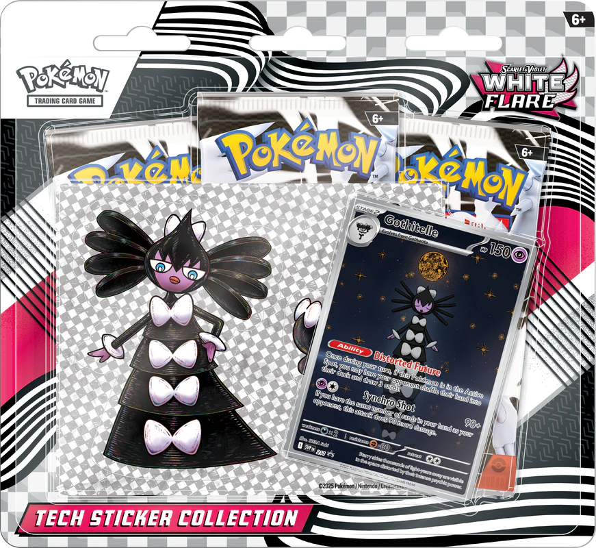 Pokemon Black Bolt & White Flare Tech Sticker Collection (2 stk) - Image 3