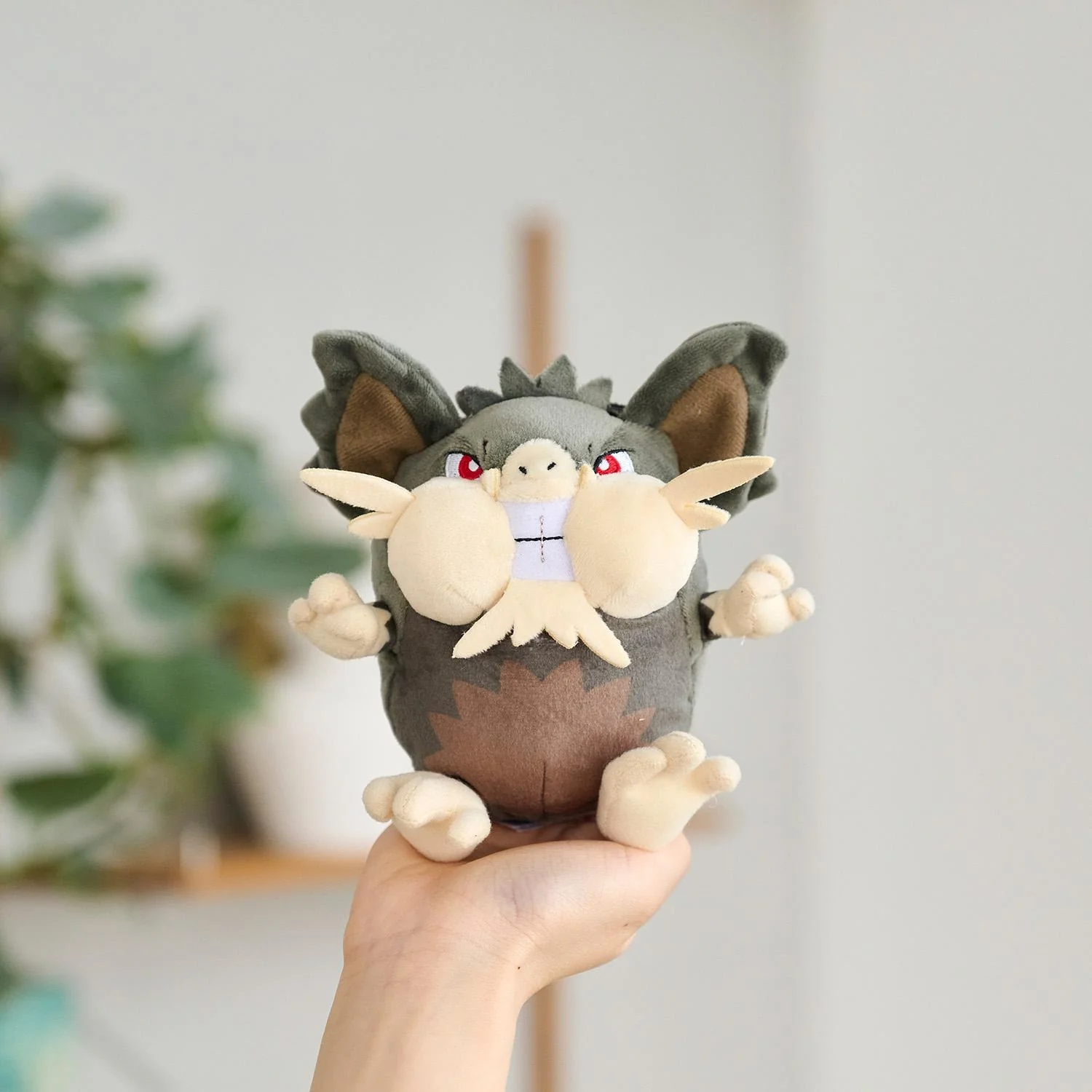 Pokemon Center Japan Alolan Raticate Fit Plush - Image 5