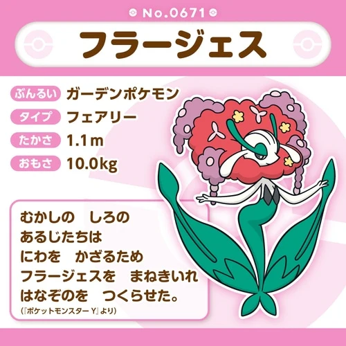 Pokemon Center Japan Florges Fit Plush - Image 4