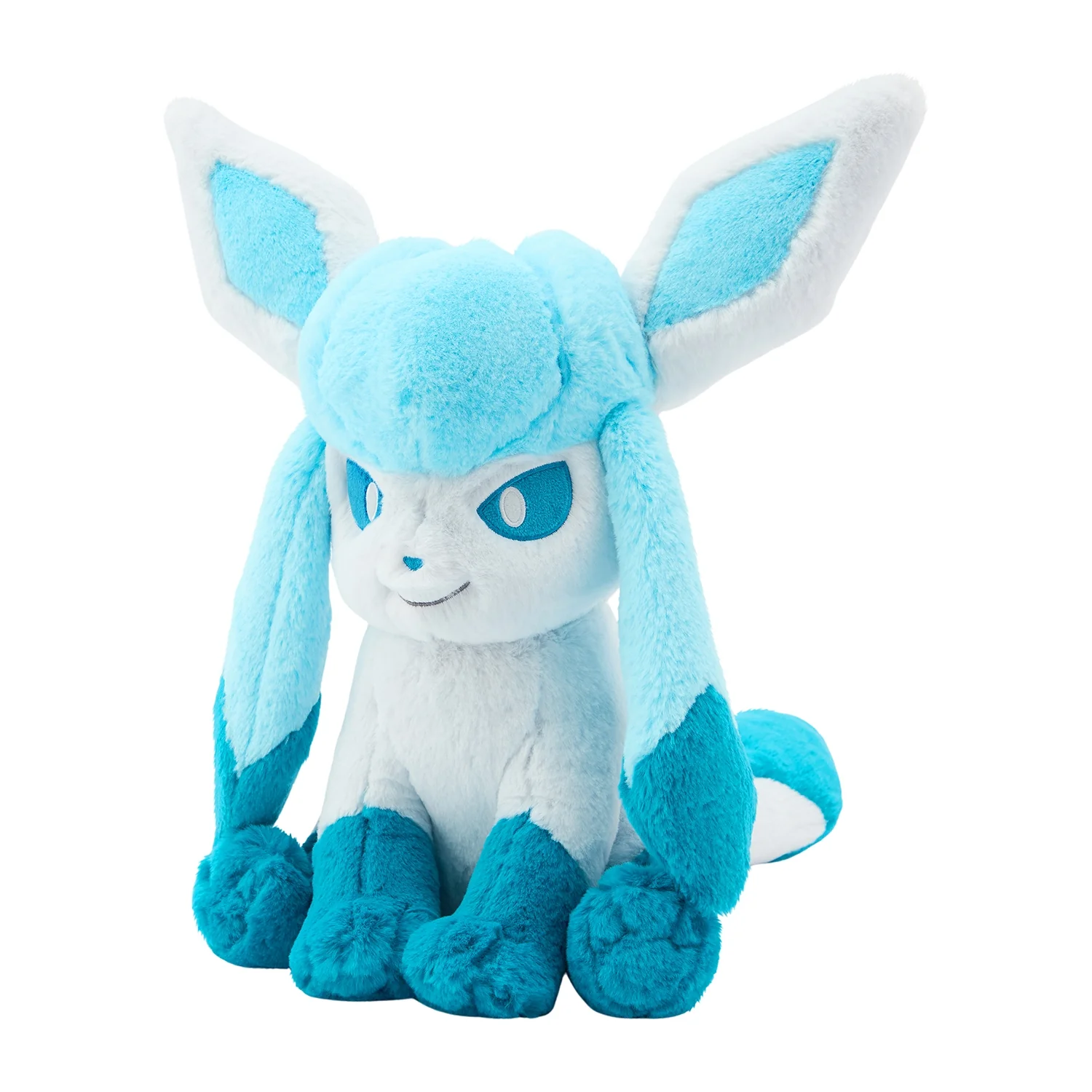 Pokemon Center Japan Fluffy Huggable Glaceon Plush (42cm) - Image 2