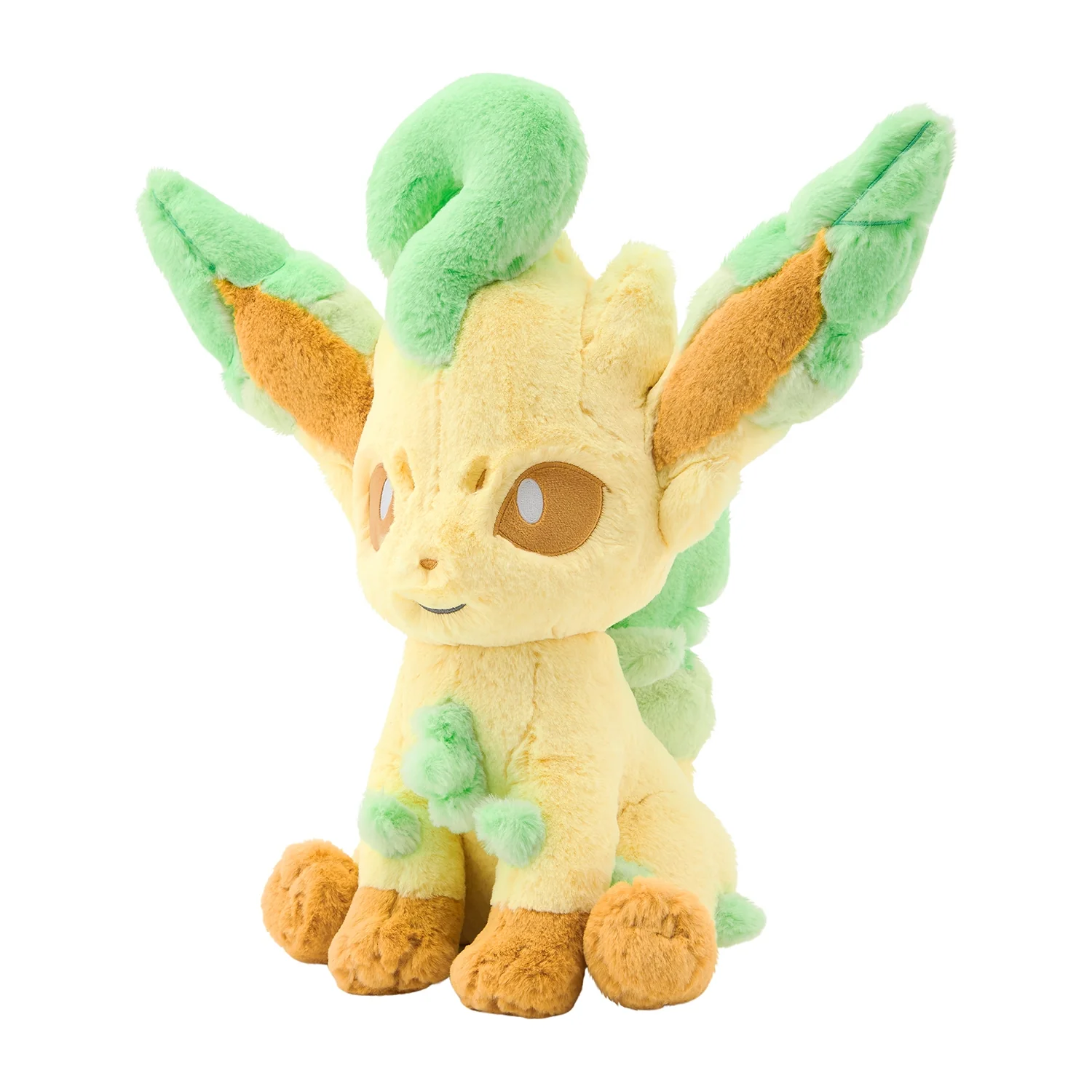 Pokemon Center Japan Fluffy Huggable Leafeon Plush (41cm) - Image 2