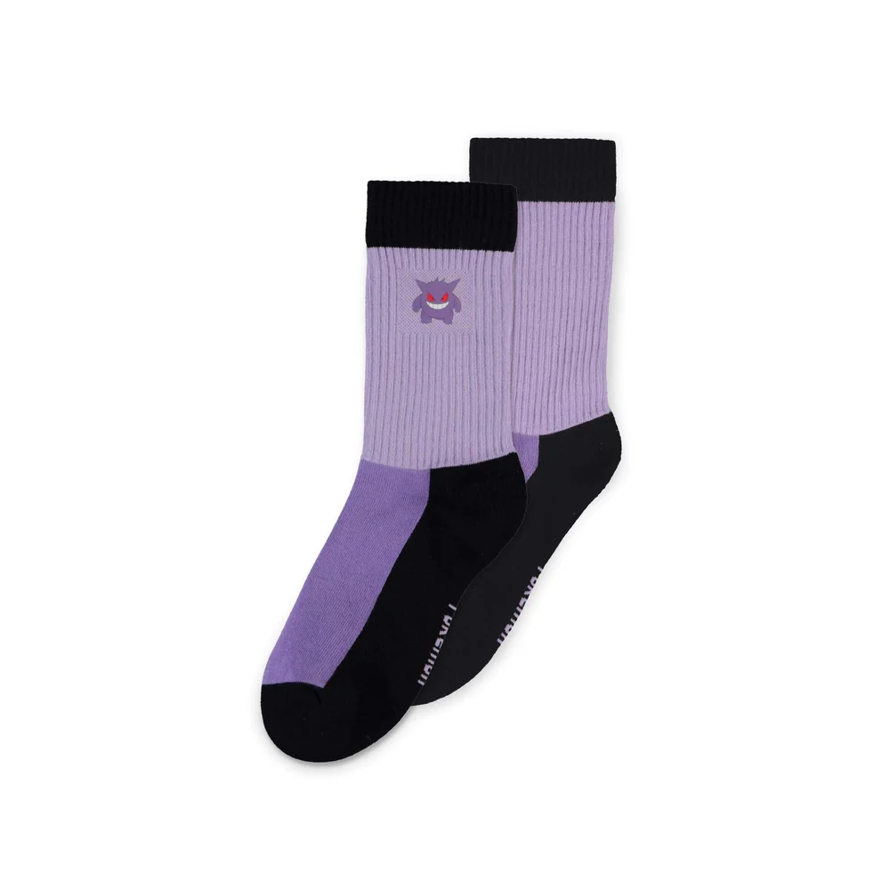 Pokemon Crew Socks (Pikachu, Eevee & Gengar) - Image 2