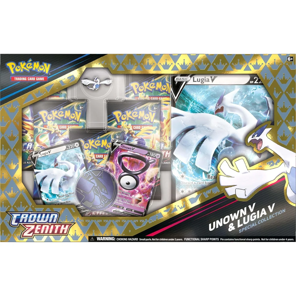 Pokemon Crown Zenith Special Collection - Unown V & Lugia V - Image 2