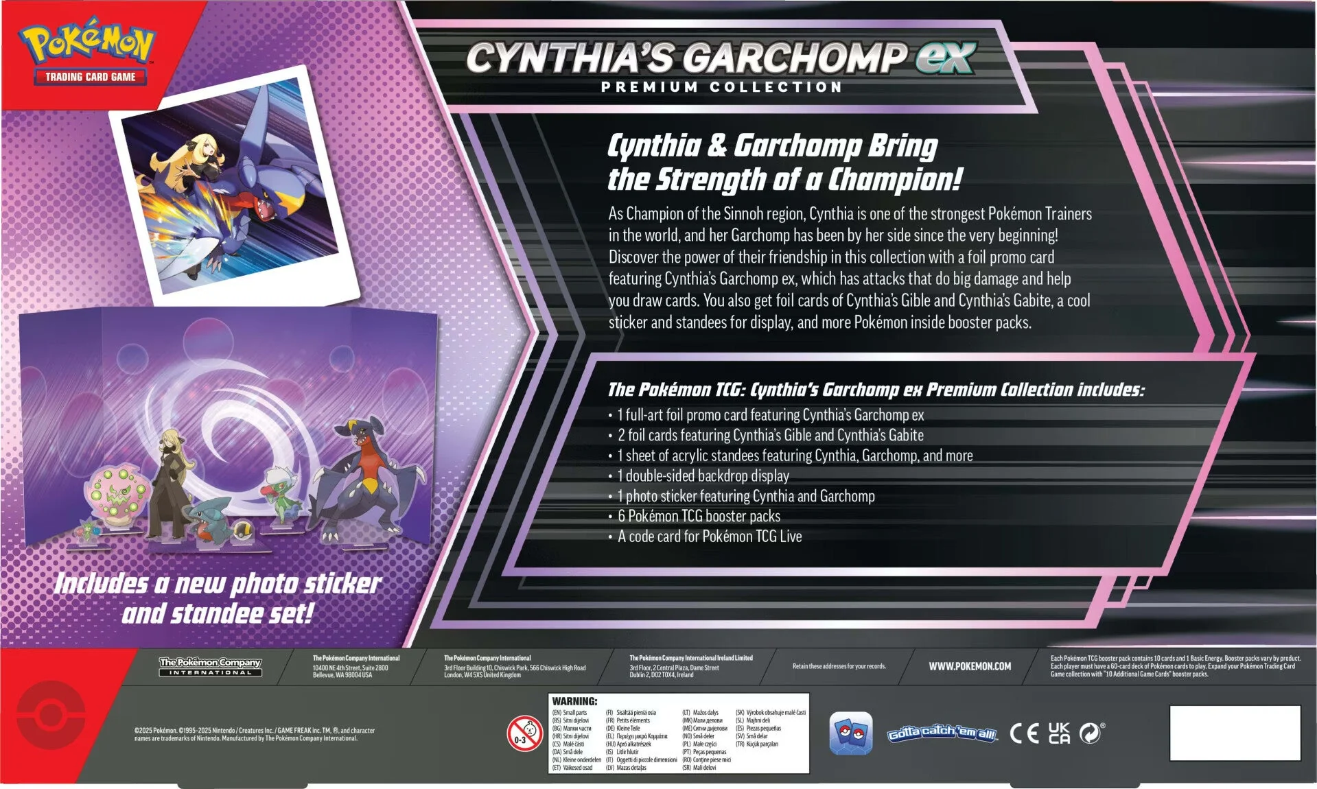 Pokemon Cynthia's Garchomp ex Premium Collection - Image 3