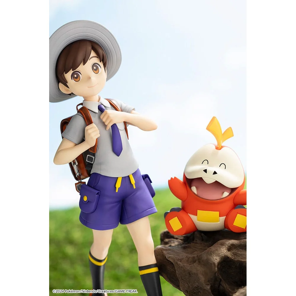 Pokemon Kotobukiya ARTFXJ Statue 1/8 Florian & Fuecoco Statue - Image 2