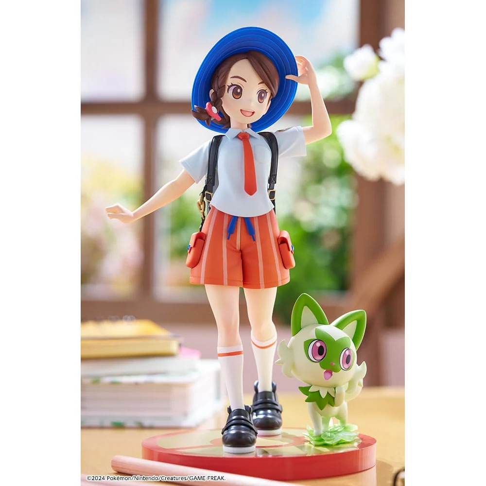 Pokemon Kotobukiya ARTFXJ Statue 1/8 Juliana & Sprigatito Statue - Image 4