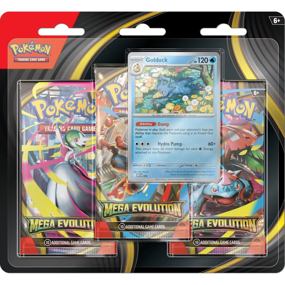 Pokemon Mega Evolution 3pk Blister Sett - Image 2