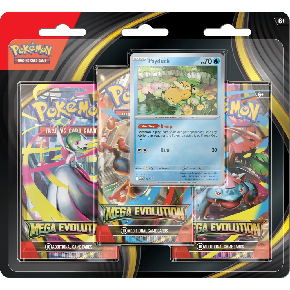 Pokemon Mega Evolution 3pk Blister Sett - Image 3