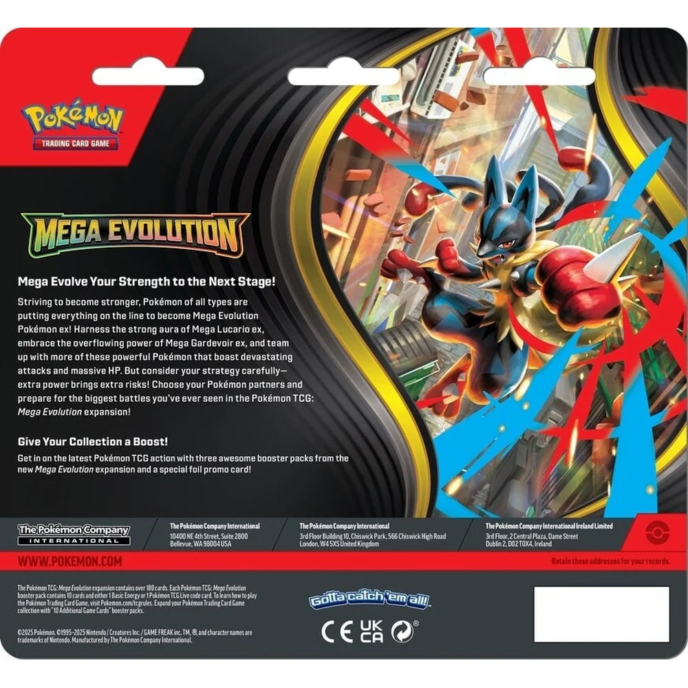 Pokemon Mega Evolution 3pk Blister Sett - Image 4