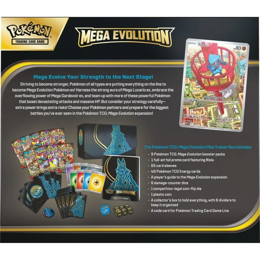Pokemon Mega Evolution Elite Trainer Box Lucario - Image 3