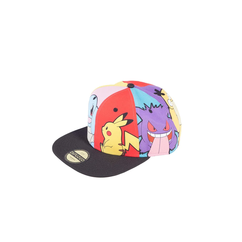 Pokemon Multi Pop Art Snapback Caps - Image 3