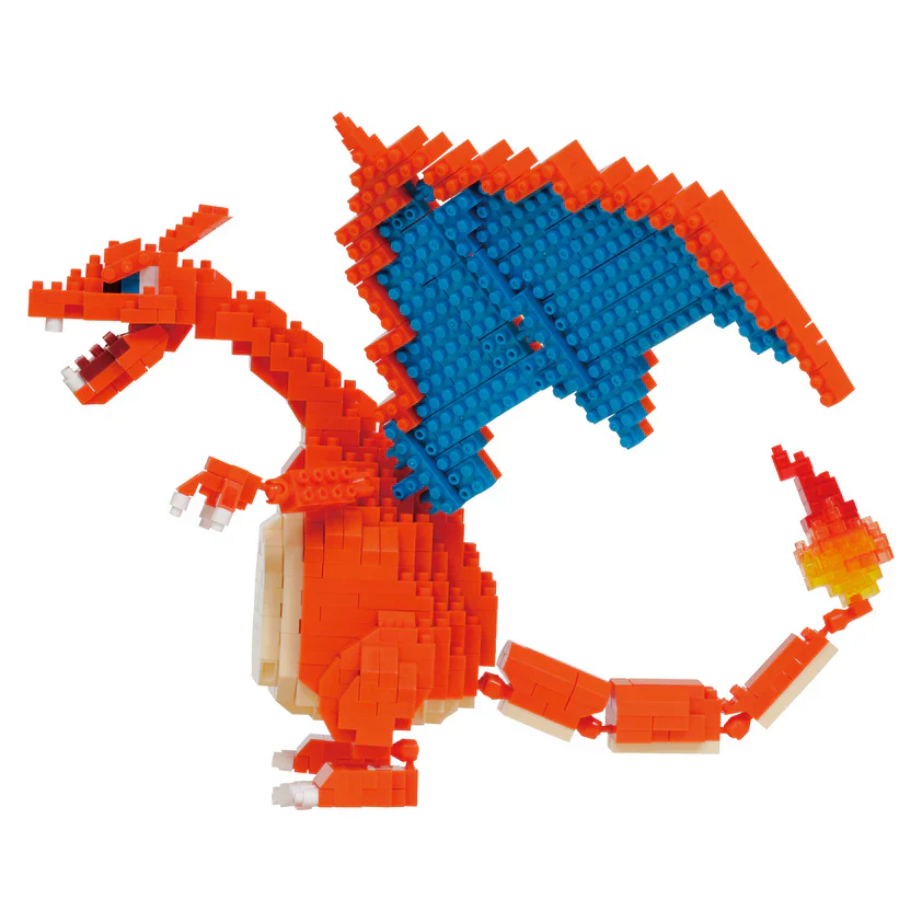 Pokemon Nanoblock DX Deluxe Charizard Figur - Image 3