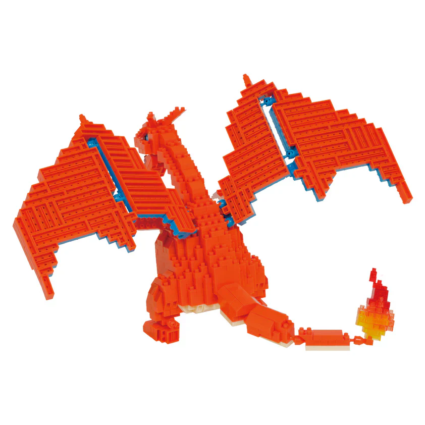 Pokemon Nanoblock DX Deluxe Charizard Figur - Image 4