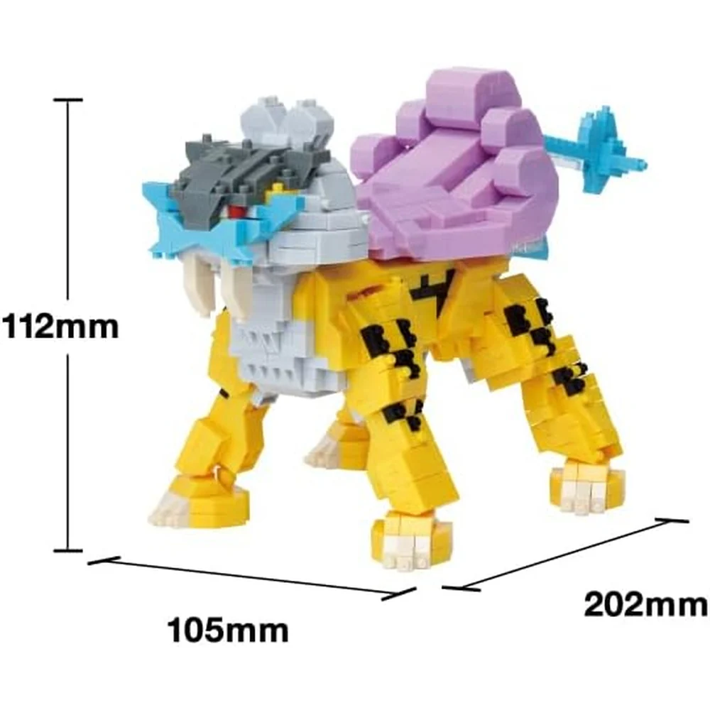 Pokemon Nanoblock DX Deluxe Raikou Figur - Image 5