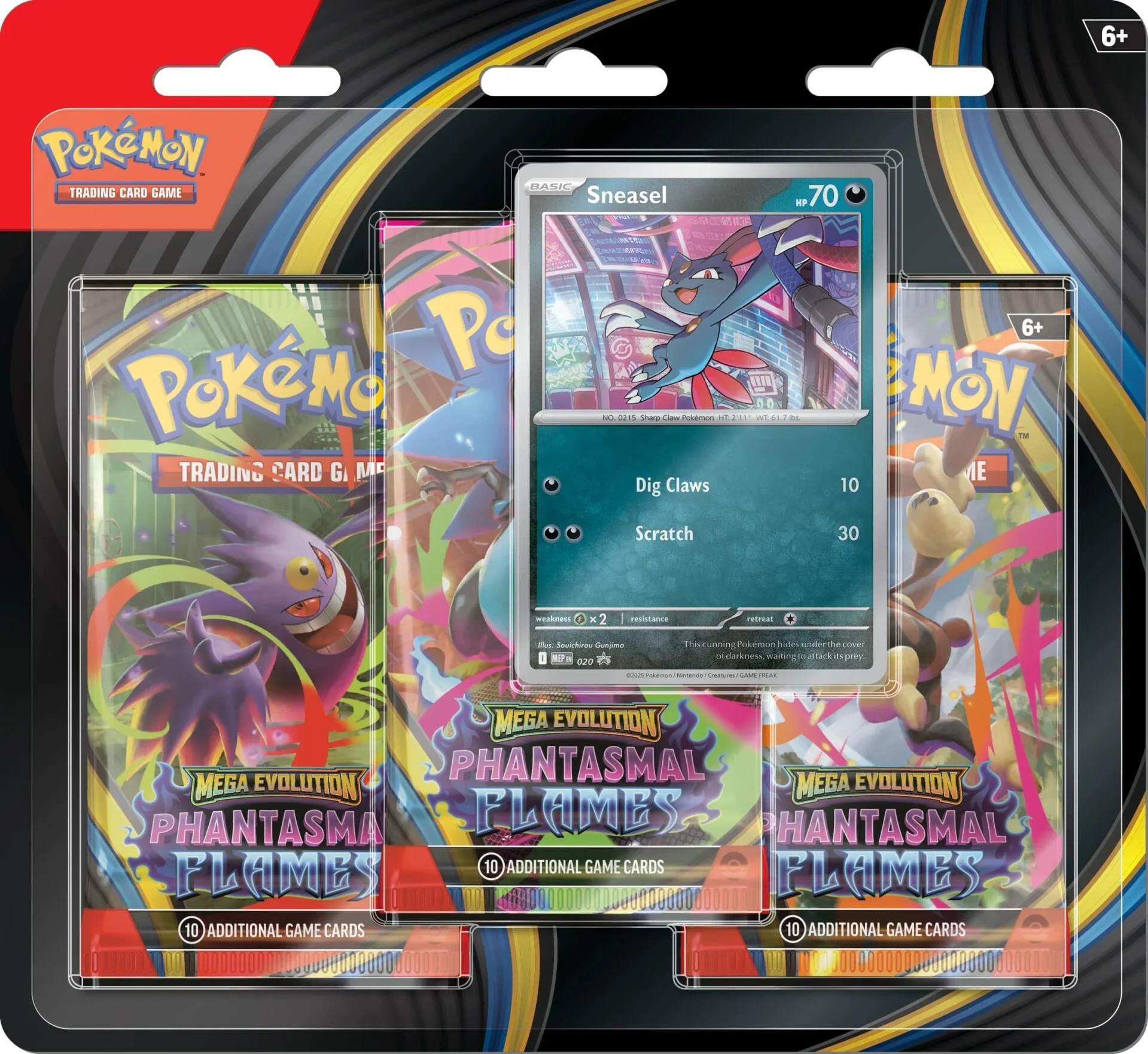 Pokemon Phantasmal Flames 3pk Blister Sett - Image 3