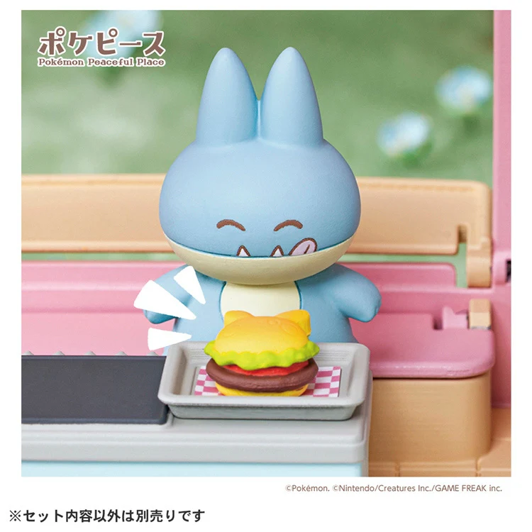 Pokemon Pokepiece Everyone Helps Out! Mogu-Mogu Kitchen Car Moncolle Figur - Image 10