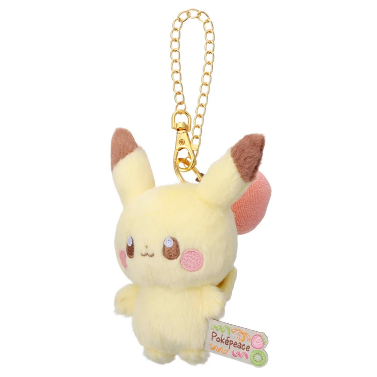 Pokemon Pokepiece Plush Mascot with Chain – Pikachu - Image 2