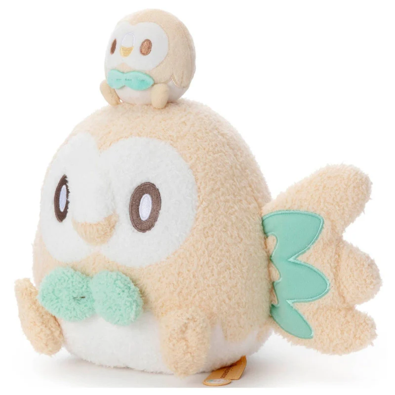 Pokemon Takara Tomy Pokepeace Rowlet Plush (30cm) - Image 2