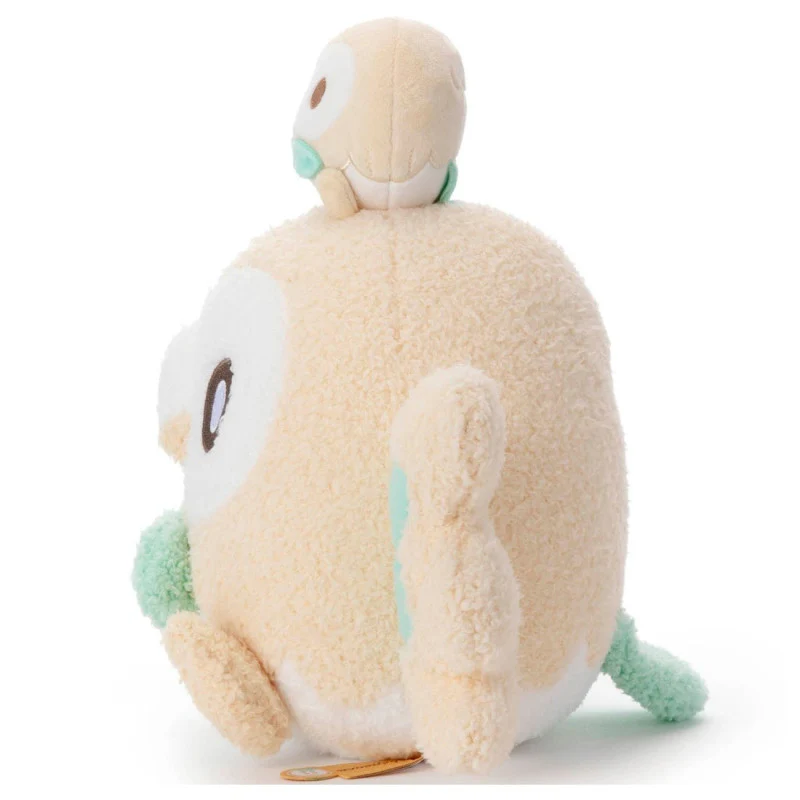 Pokemon Takara Tomy Pokepeace Rowlet Plush (30cm) - Image 3