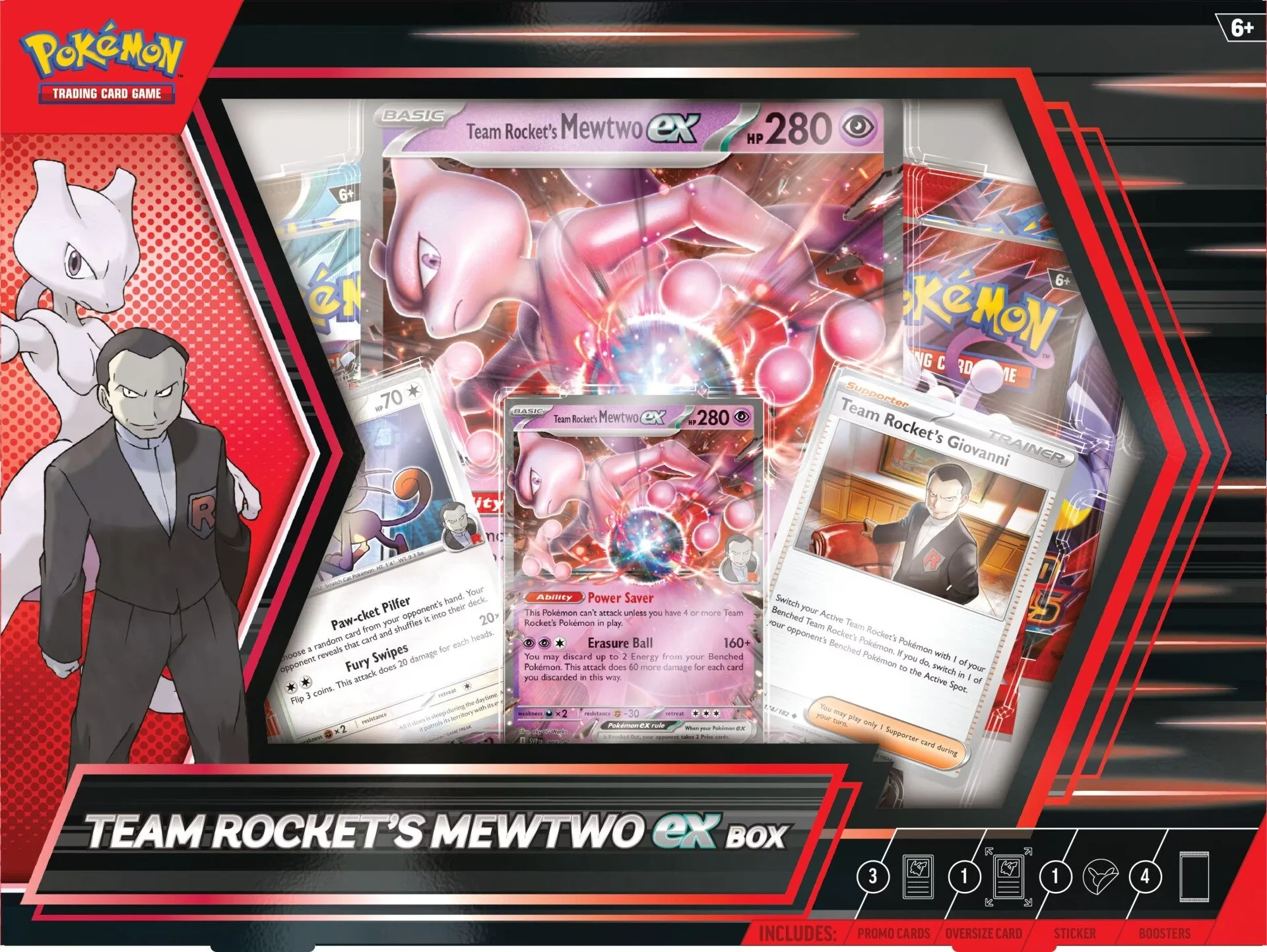 Pokemon Team Rocket's Mewtwo ex Box - Image 3