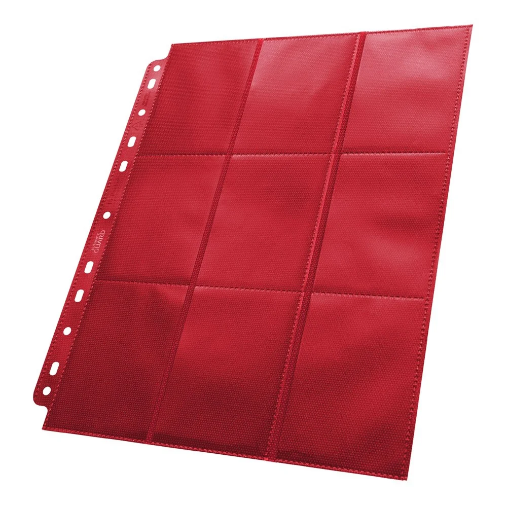 Ultimate Guard 18-Pocket Pages Side-Loading Red (50 stk) - Image 3