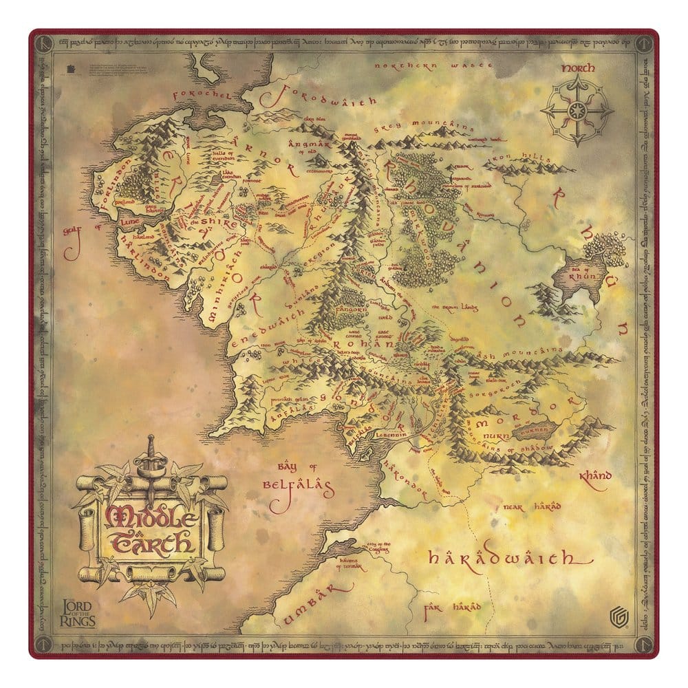 Ultimate Guard Play-Mat Oversized 61x 61cm The Lord of the Rings™ "Places of Middle-earth" - Image 6