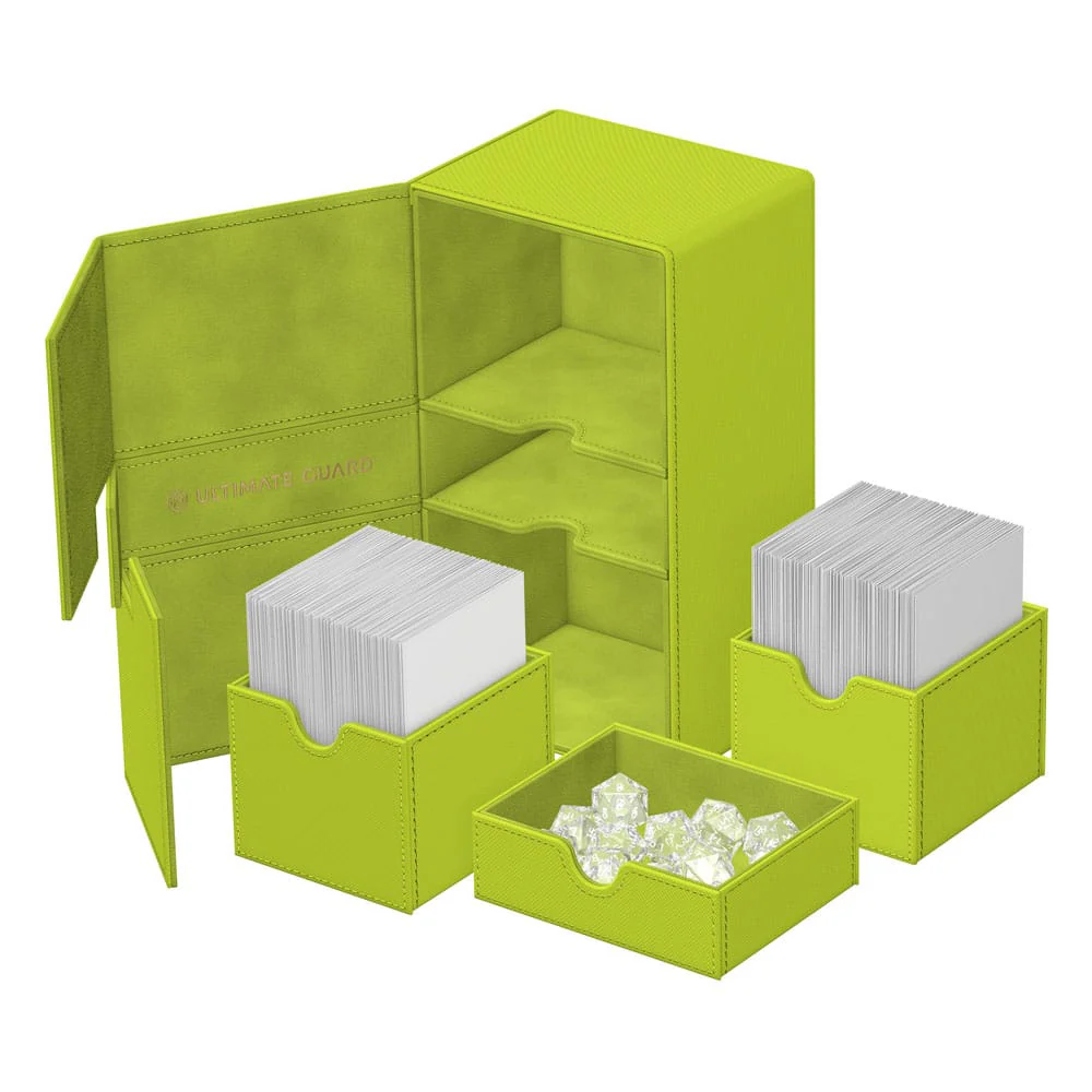 Ultimate Guard Twin Flip'n'Tray 200+ Xenoskin "Summer Edition 2025" - Lime - Image 5