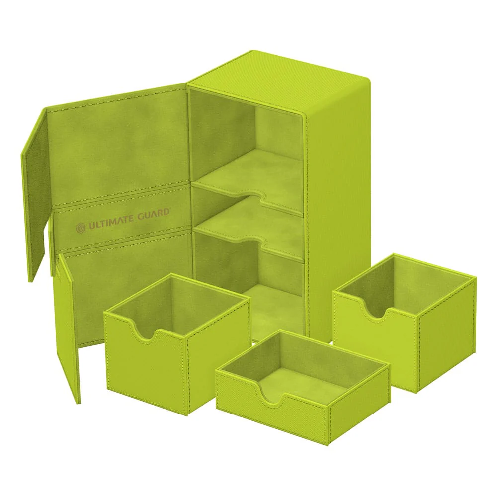 Ultimate Guard Twin Flip'n'Tray 200+ Xenoskin "Summer Edition 2025" - Lime - Image 6