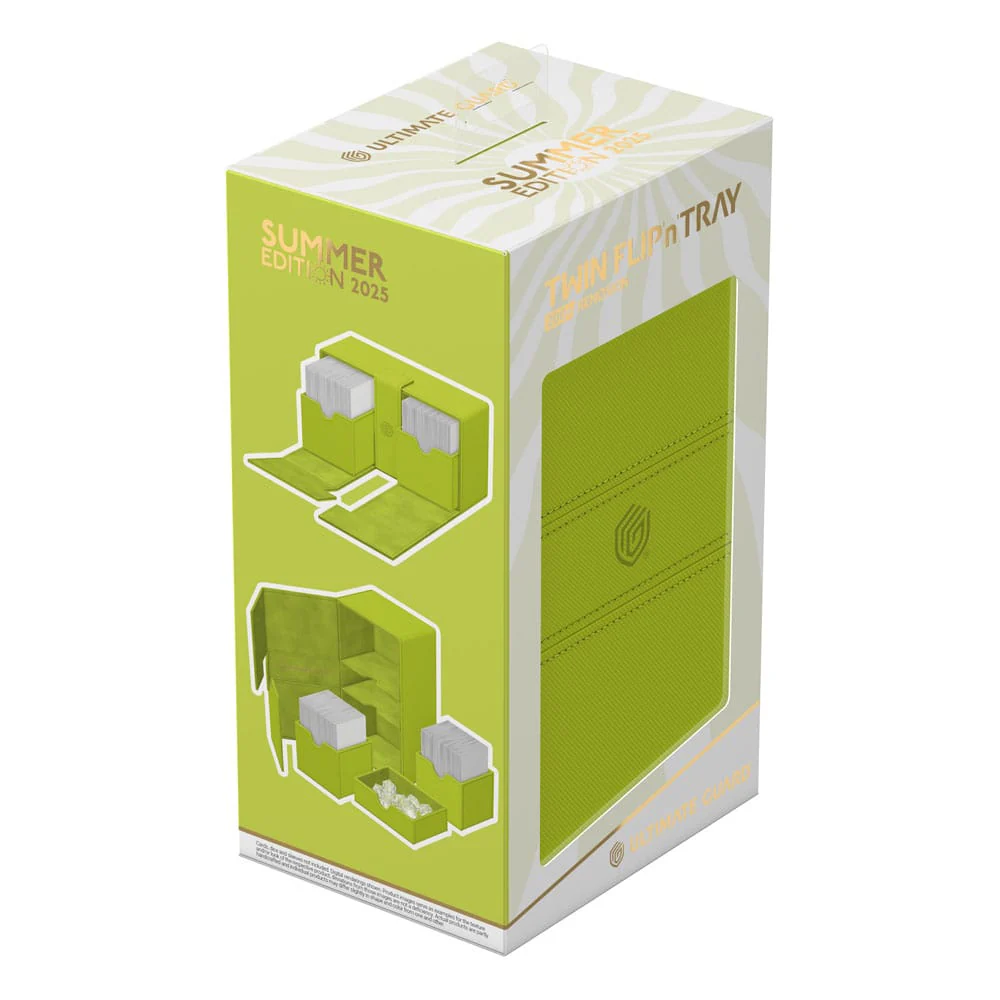Ultimate Guard Twin Flip'n'Tray 200+ Xenoskin "Summer Edition 2025" - Lime - Image 8