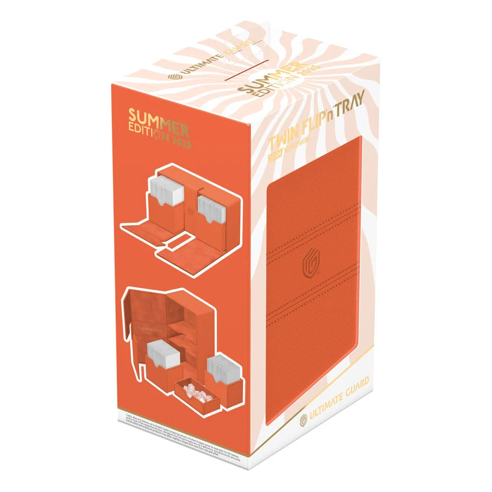 Ultimate Guard Twin Flip'n'Tray 200+ Xenoskin "Summer Edition 2025" - Peach - Image 8