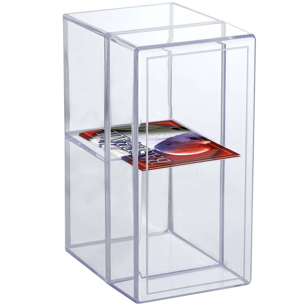 Ultra Pro 2-Piece 2-Compartment Clear Card Box - Image 2