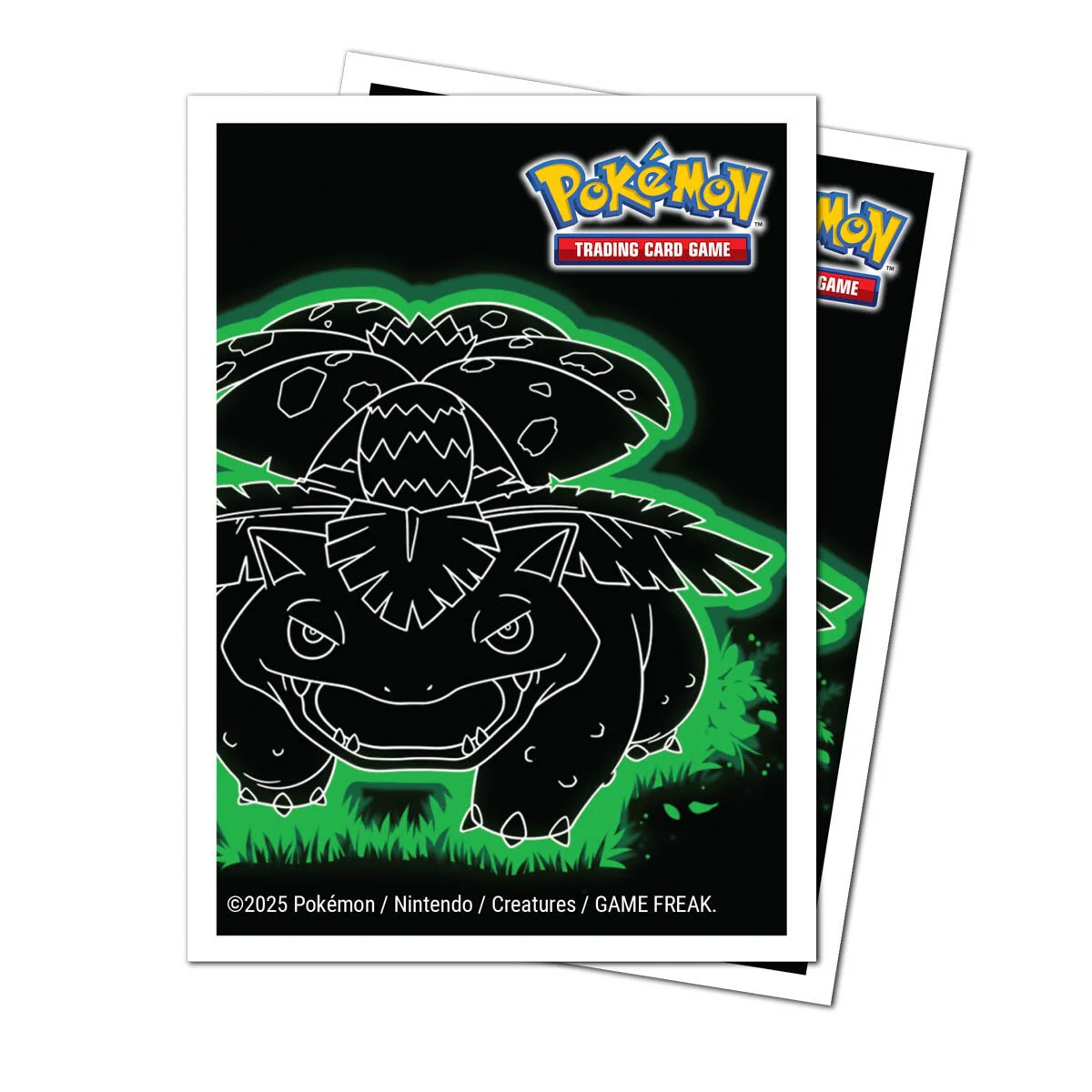 Ultra Pro Pokemon Neon Kanto 105ct Apex Deck Protector Sleeves Venusaur - Image 2