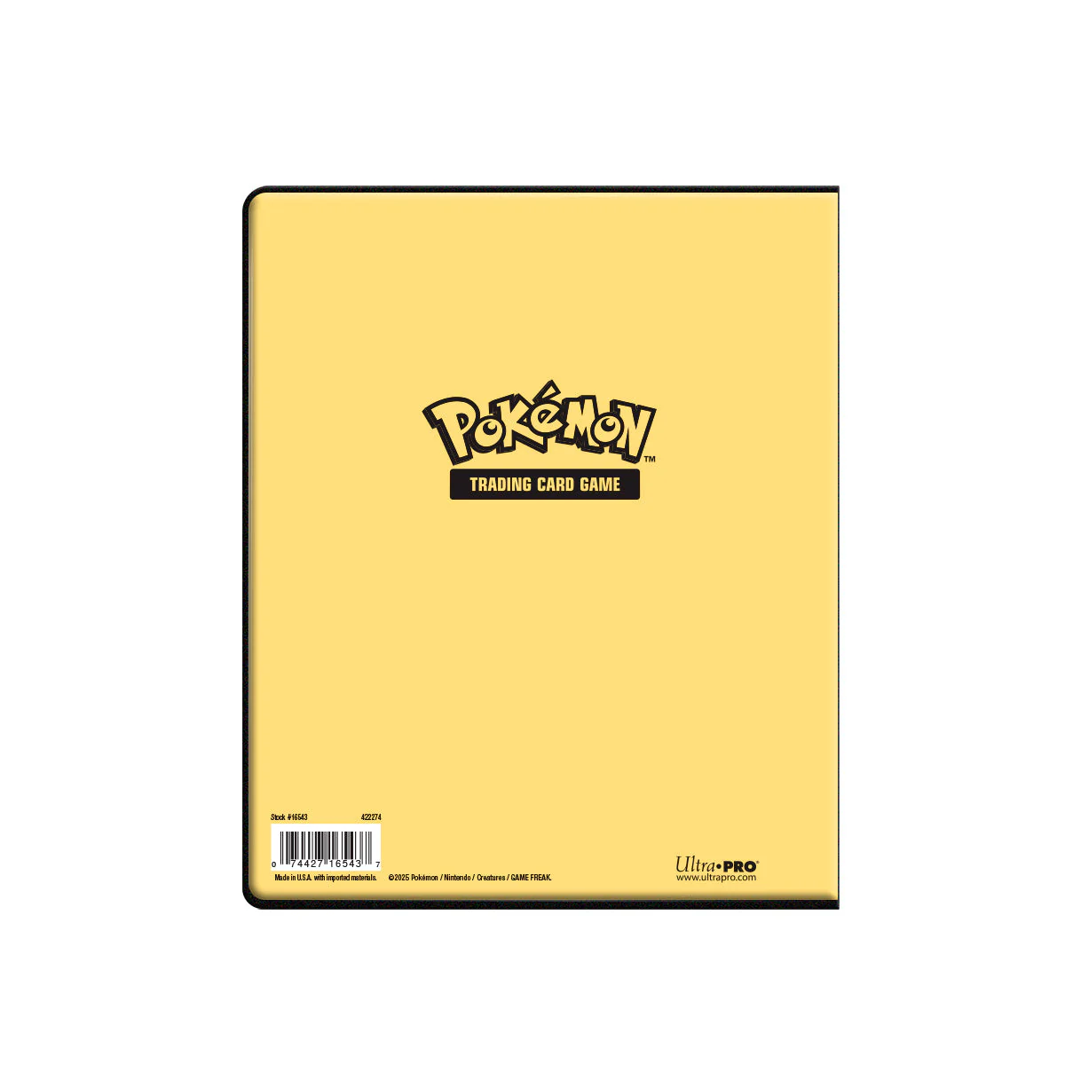 Ultra Pro Pokemon Pikachu 4-Pocket Portfolio / Album - Image 3